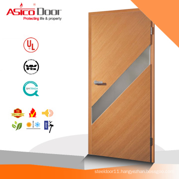 ASICO Wooden Flush Door Latest Design With Glass